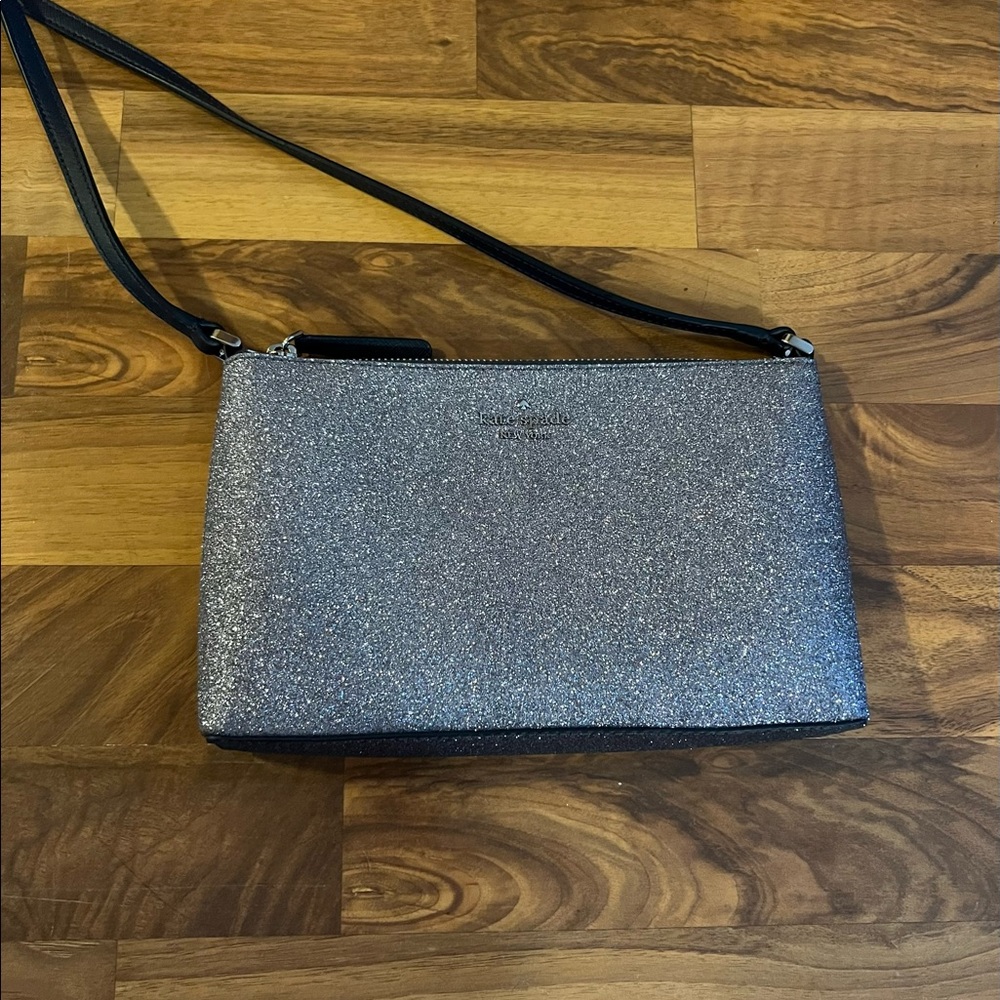 Christmas edition navy blue Kate Spade purse